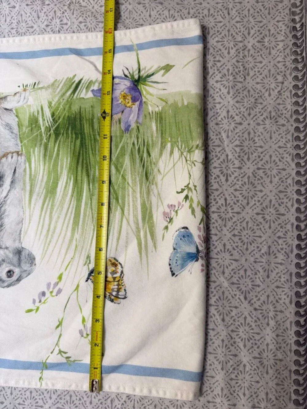 Williams Sonoma Easter Bunny Table Runner 16x100